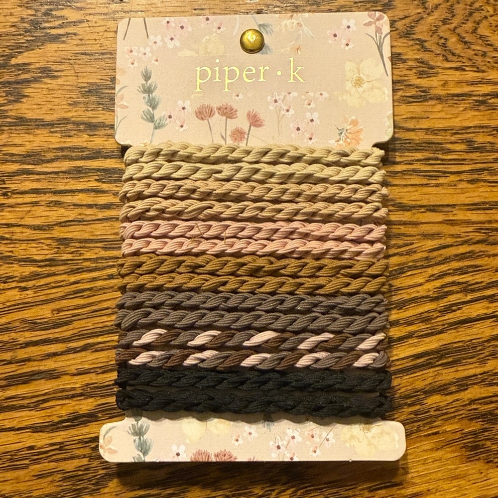 Piper K NWT Braided Hair Ties